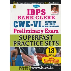 IBPS Bank Clerk - CWE  VI Preliminary Exam Superfast Practice Sets